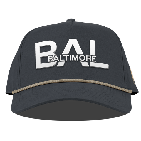 City Block Baltimore Curved Canvas 5 Panel Rope Vintage Navy