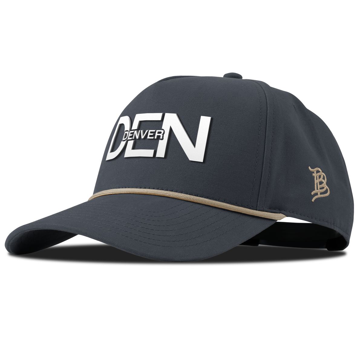 City Block Denver Curved Canvas 5 Panel Rope Vintage Navy