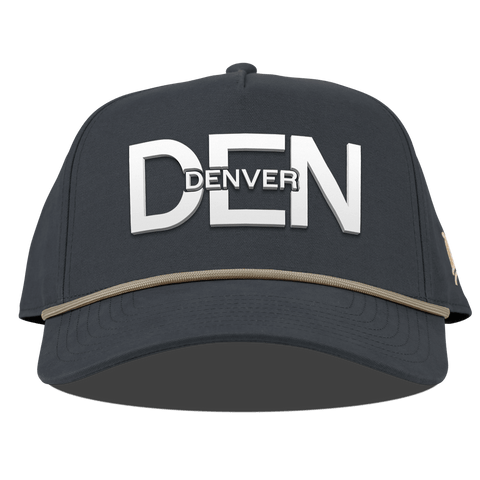 City Block Denver Curved Canvas 5 Panel Rope Vintage Navy