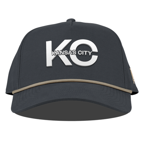 City Block Kansas City Curved Canvas 5 Panel Rope Vintage Navy