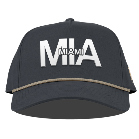 City Block Miami Curved Canvas 5 Panel Rope Vintage Navy