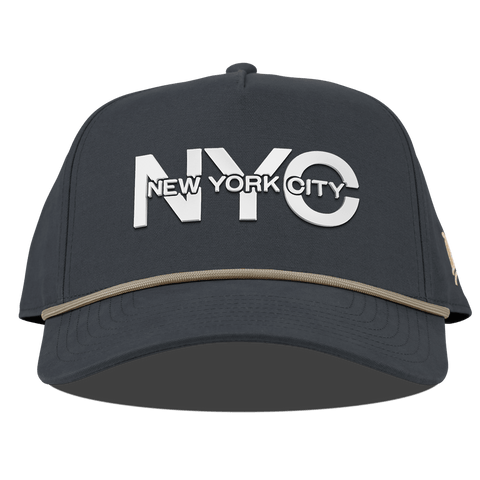 City Block New York Canvas 5 Panel Rope Vintage Navy