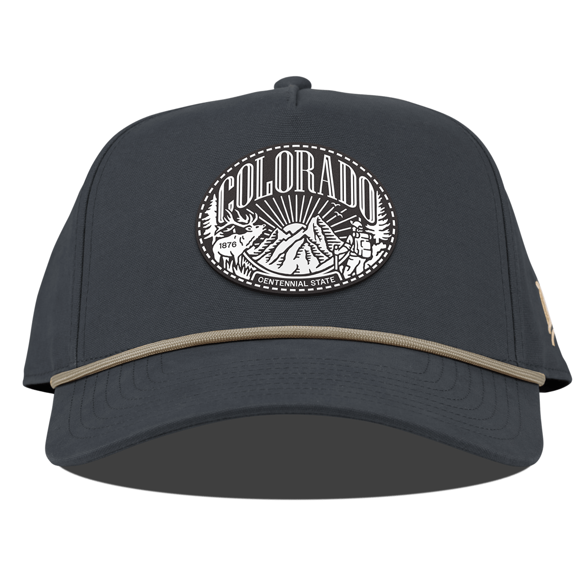 Colorado Traveler Curved Canvas 5 Panel Rope Vintage Navy