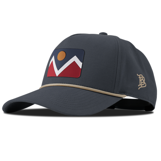 Denver Flag Canvas 5 Panel Rope Vintage Navy