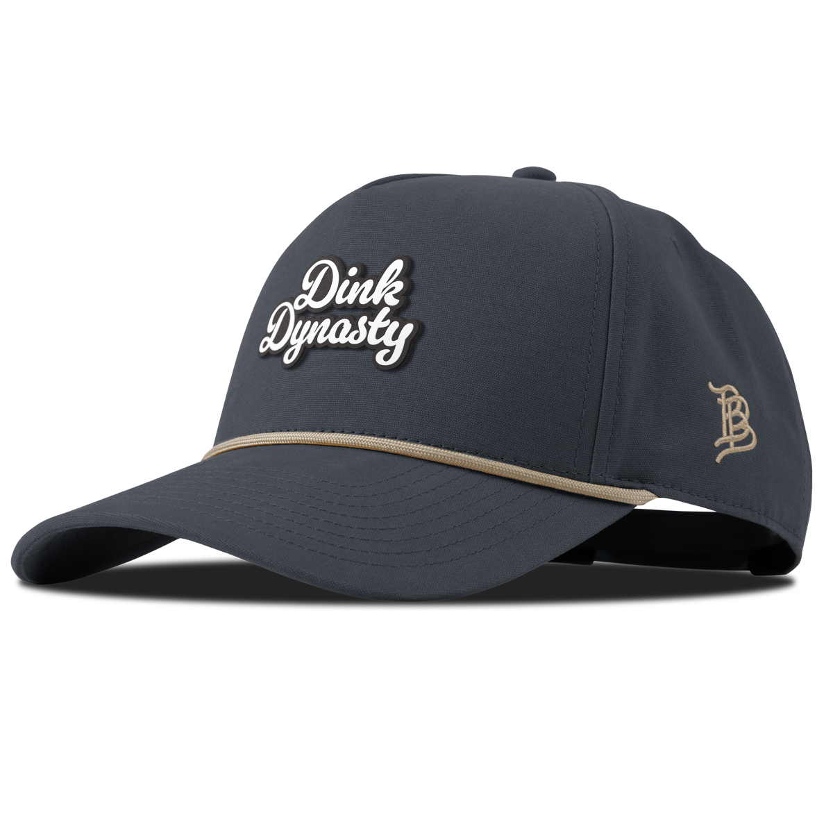 Dink Dynasty Script Curved Canvas 5 Panel Rope Vintage Navy