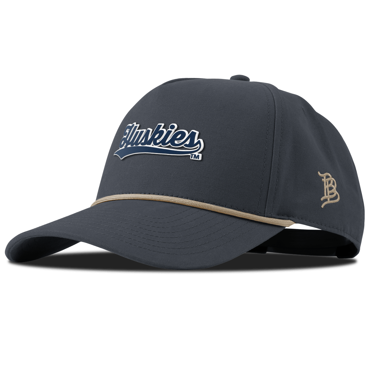 University of Connecticut "Huskies Script" Curved Canvas 5 Panel Rope Vintage Navy