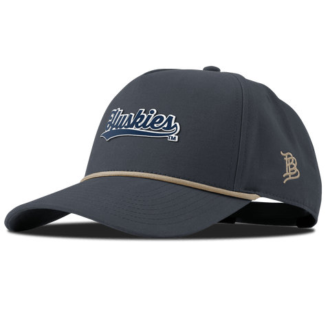 University of Connecticut "Huskies Script" Curved Canvas 5 Panel Rope Vintage Navy