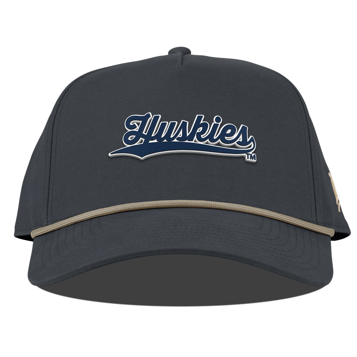 University of Connecticut "Huskies Script" Curved Canvas 5 Panel Rope Vintage Navy