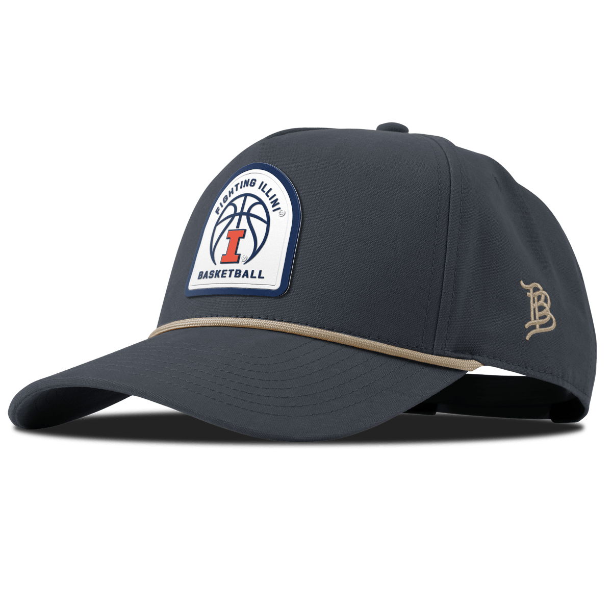 University of Illinois "Illinois Basketball" Curved Canvas 5 Panel Rope Vintage Navy