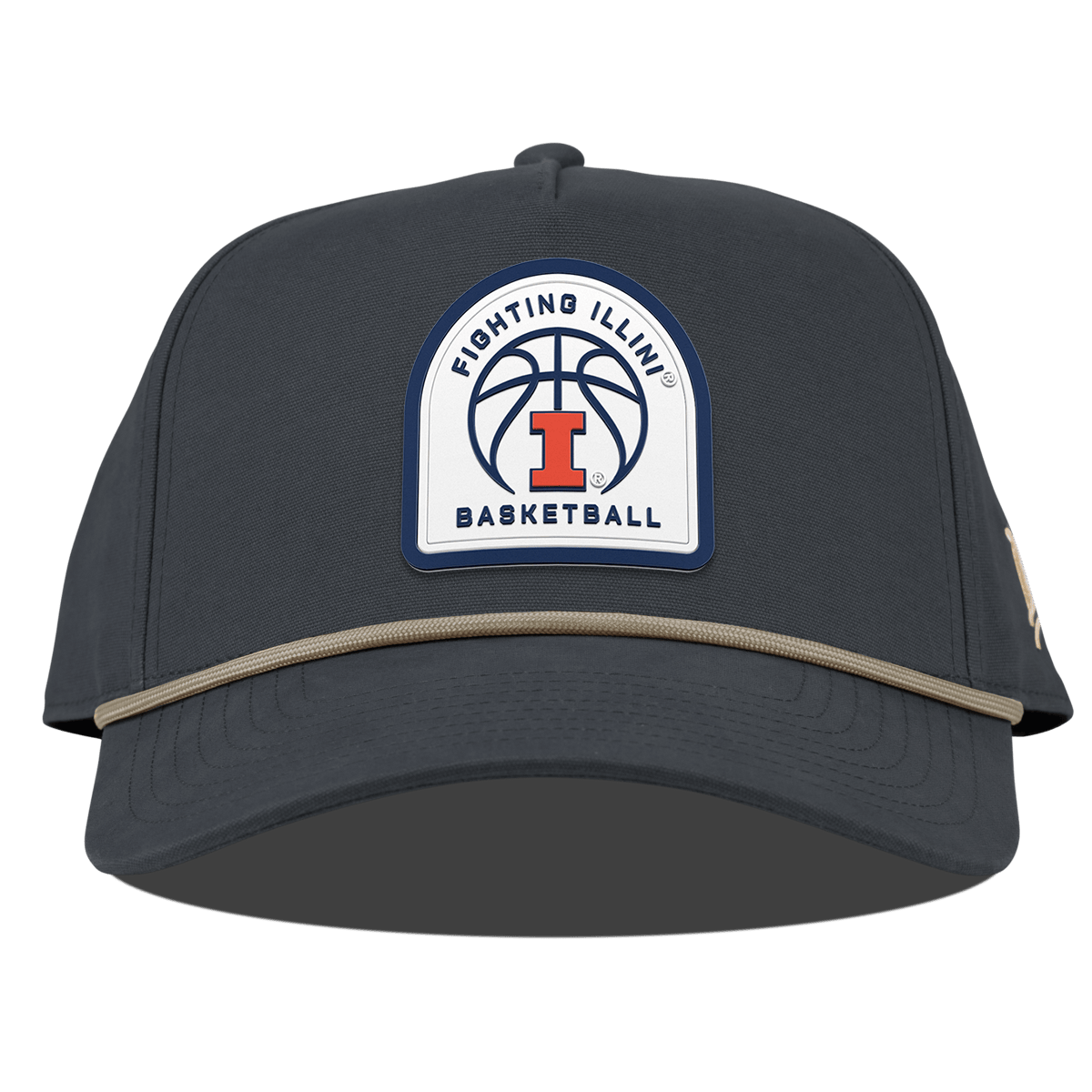 University of Illinois "Illinois Basketball" Curved Canvas 5 Panel Rope Vintage Navy