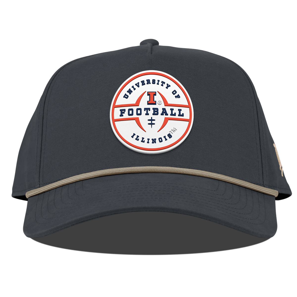 University of Illinois "Illinois Football Legacy" Curved Canvas 5 Panel Rope Vintage Navy