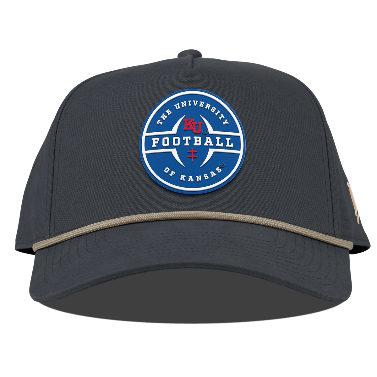 University of Kansas "Kansas Football Legacy" Curved Canvas 5 Panel Rope Vintage Navy