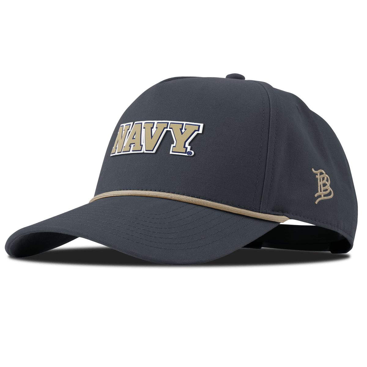 United States Naval Academy "Naval Academy Block" Curved Canvas 5 Panel Rope Vintage Navy