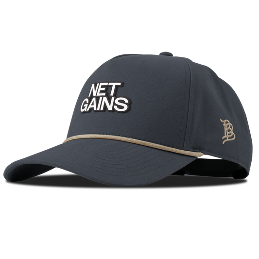 Net Gains Curved Canvas 5 Panel Rope Vintage Navy