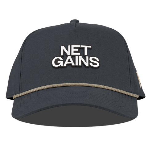 Net Gains Curved Canvas 5 Panel Rope Vintage Navy