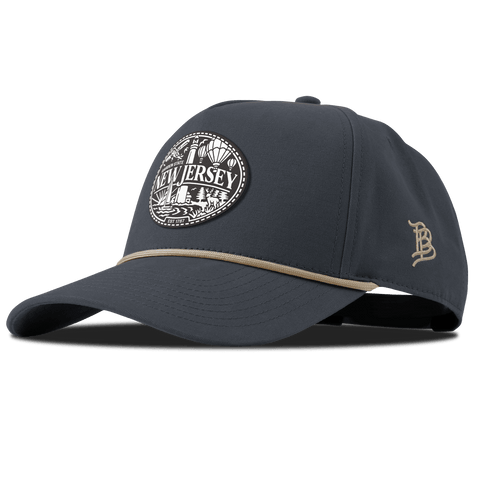 New Jersey Traveler Curved Canvas 5 Panel Rope Vintage Navy