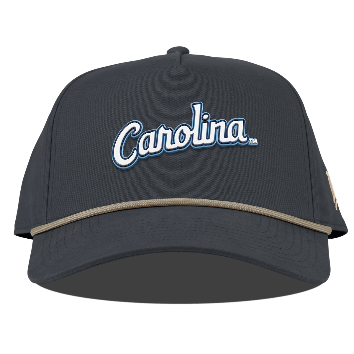 University of North Carolina "North Carolina Script" Curved Canvas 5 Panel Rope Vintage Navy