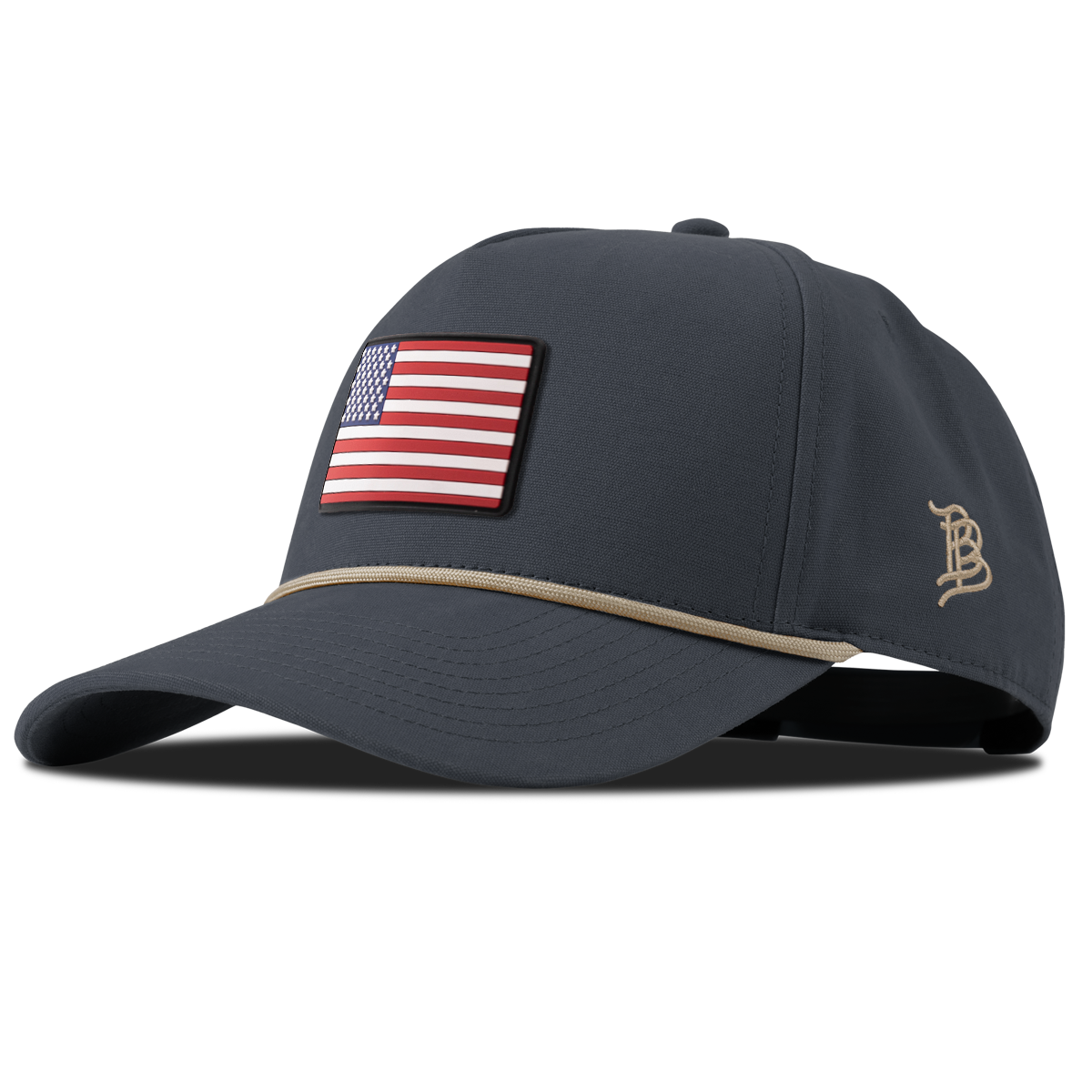 Old Glory PVC Canvas 5 Panel Rope Vintage Navy