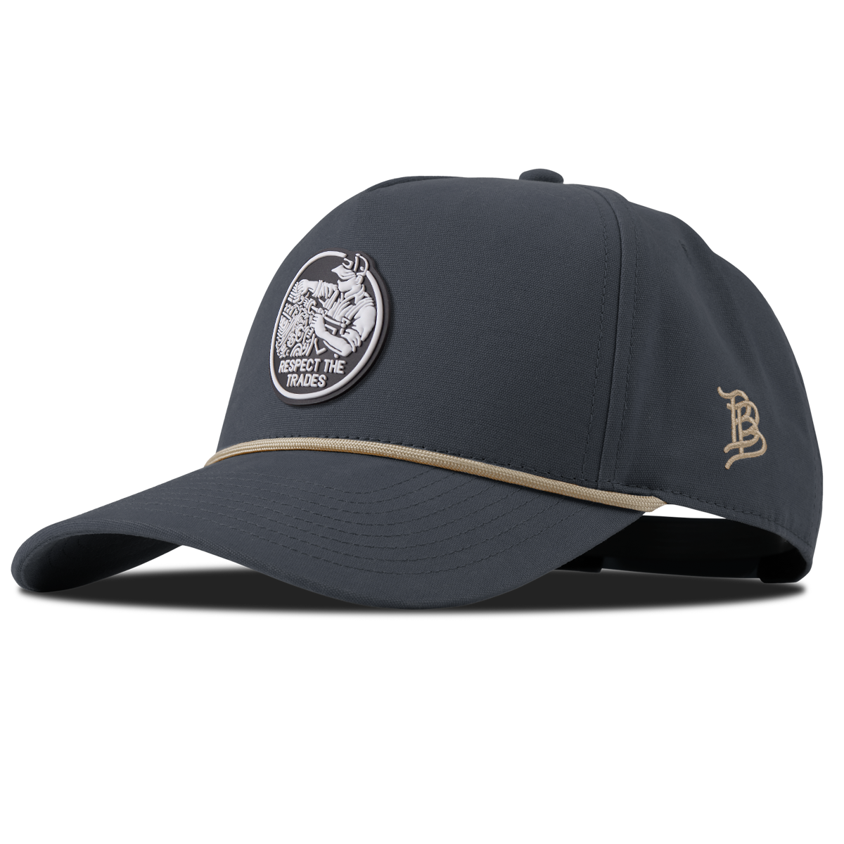 Respect The Trades Mechanic Canvas 5 Panel Rope Vintage Navy