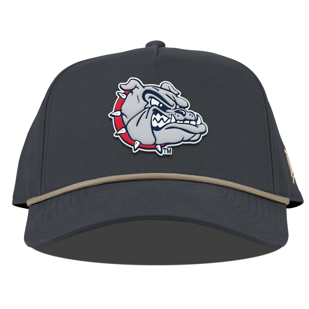 Gonzaga University "Spike The Bulldog" Curved Canvas 5 Panel Rope Vintage Navy