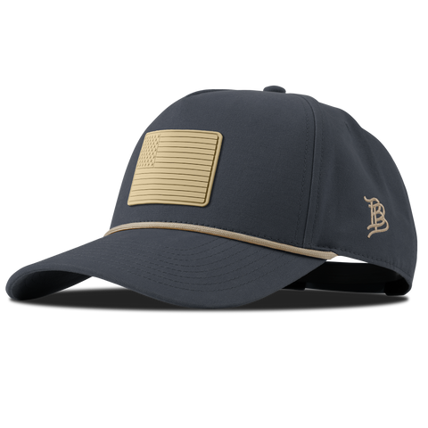 Desert Old Glory Canvas 5 Panel Rope Vintage Navy