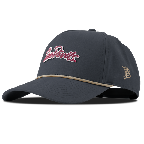 Arizona State University "Sun Devils Script" Curved Canvas 5 Panel Rope Vintage Navy