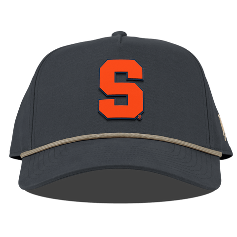 Syracuse University "Syracuse Orange Block" Curved Canvas 5 Panel Rope Vintage Navy