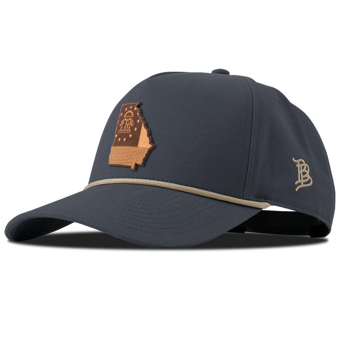 Georgia 4 Canvas 5 Panel Rope Vintage Navy