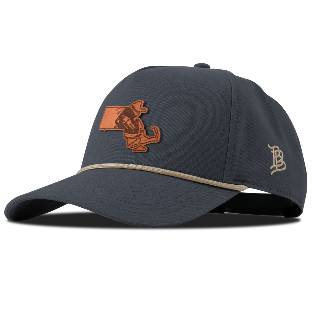 Massachusetts 6 Canvas 5 Panel Rope Vintage Navy