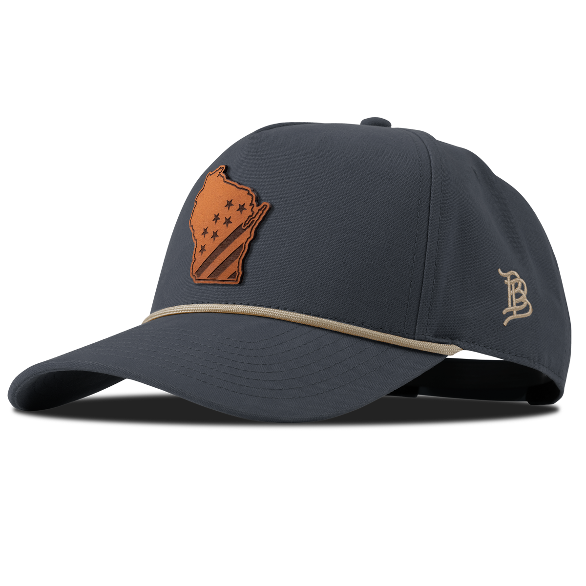Wisconsin 30 Canvas 5 Panel Rope Vintage Navy