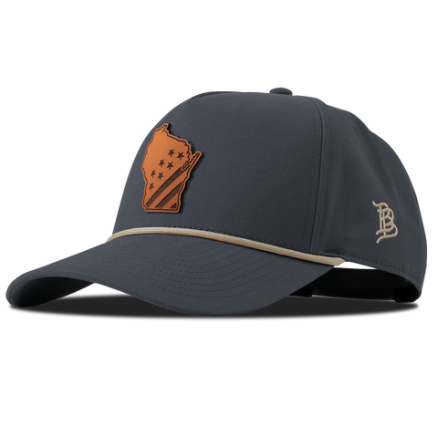 Wisconsin 30 Canvas 5 Panel Rope Vintage Navy