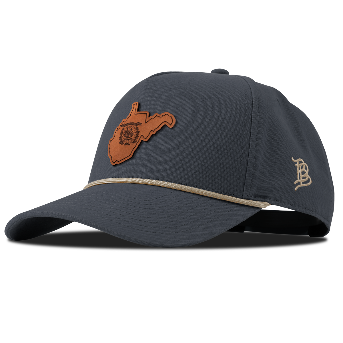 West Virginia 35 Canvas 5 Panel Rope Vintage Navy
