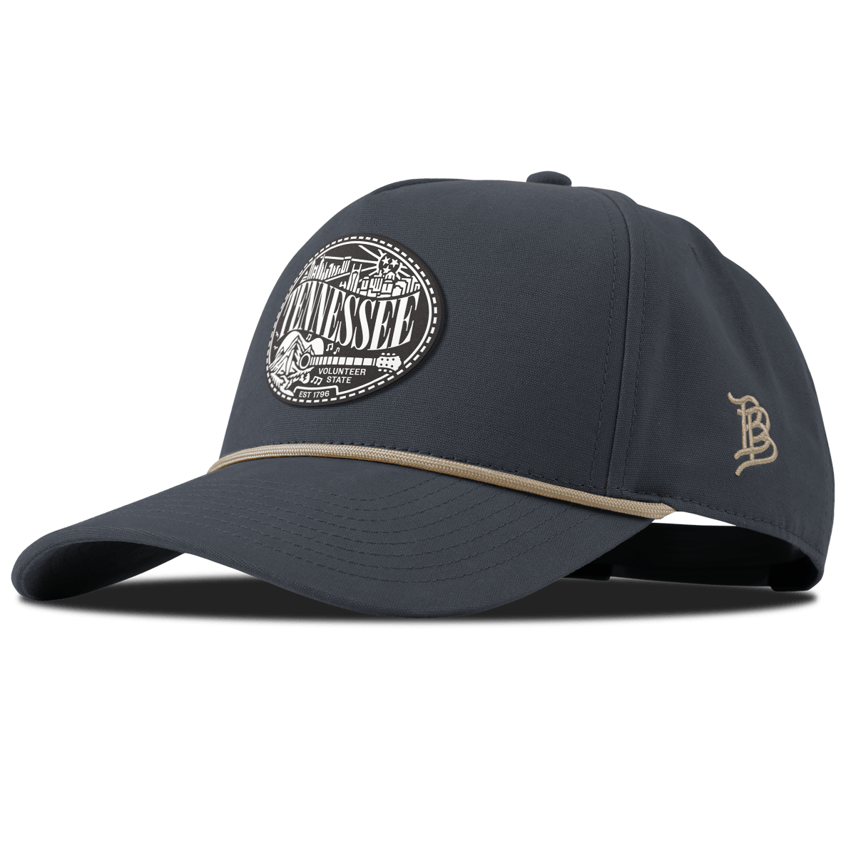 Tennessee Traveler Curved Canvas 5 Panel Rope Vintage Navy