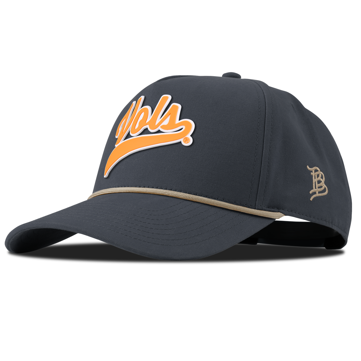 University of Tennessee "Tennessee Vols Script" Curved Canvas 5 Panel Rope Vintage Navy