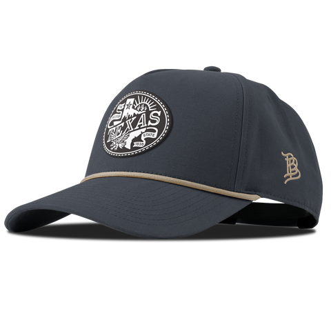 Texas Traveler Curved Canvas 5 Panel Rope Vintage Navy