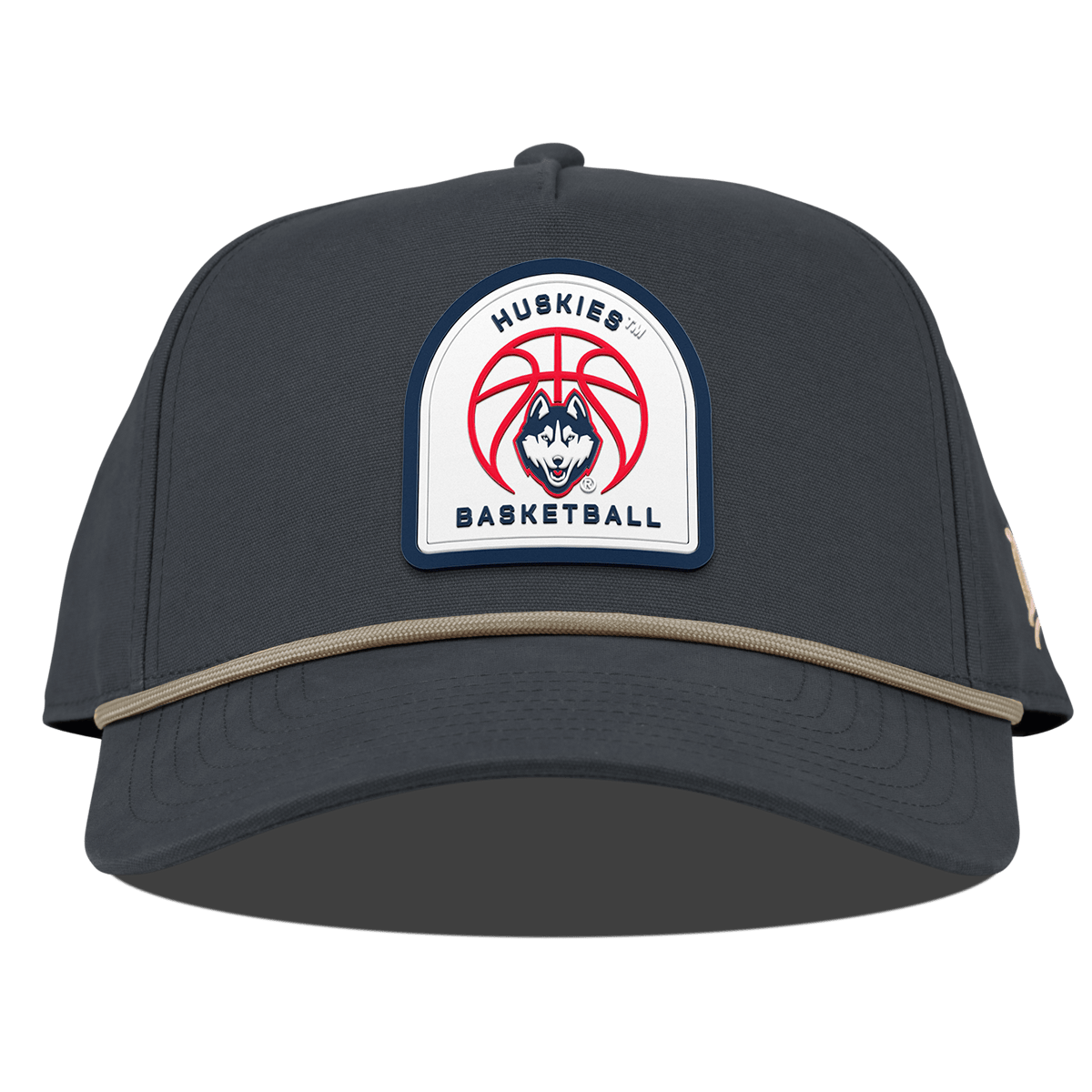 University of Connecticut "UConn Basketball" Curved Canvas 5 Panel Rope Vintage Navy
