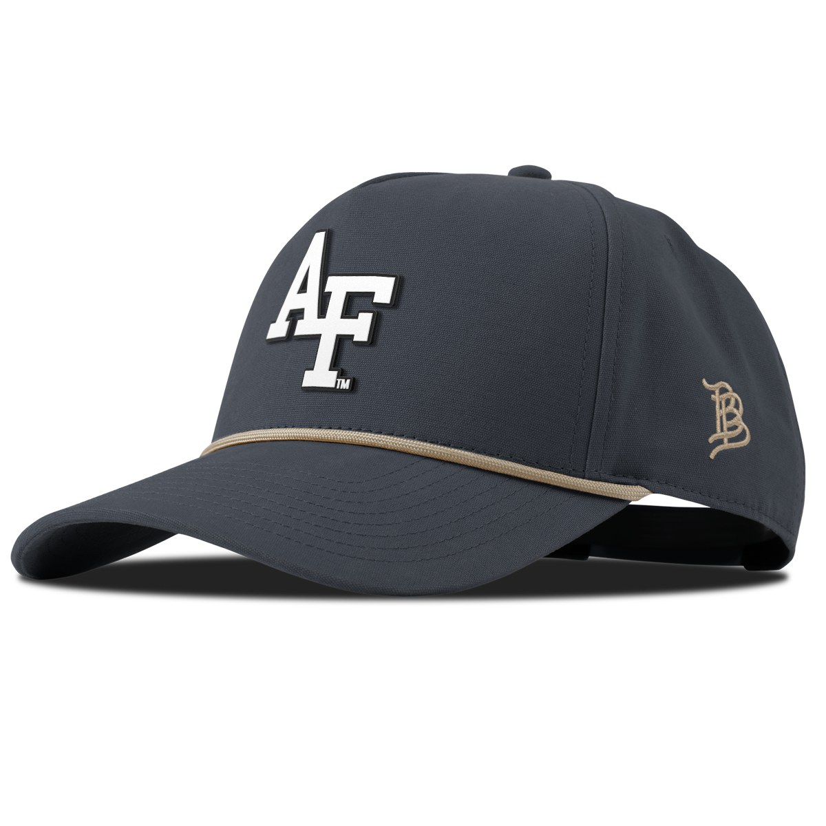 Air Force Academy "Vintage Air Force Team Logo" Curved Canvas 5 Panel Rope Vintage Navy