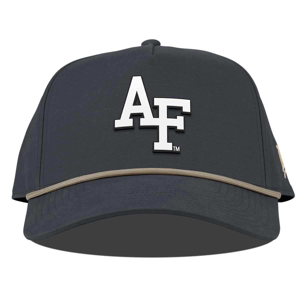 Air Force Academy "Vintage Air Force Team Logo" Curved Canvas 5 Panel Rope Vintage Navy