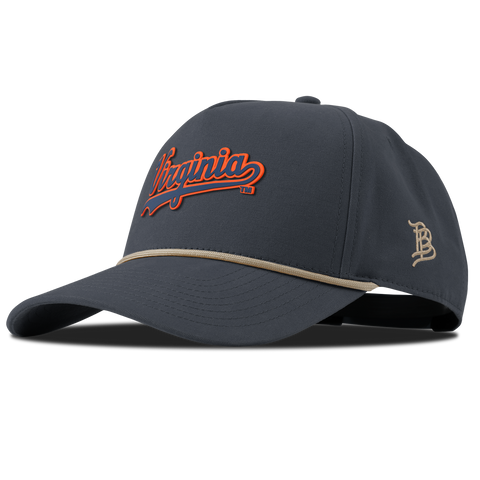 University of Virginia "Virginia Script" Curved Canvas 5 Panel Rope Vintage Navy