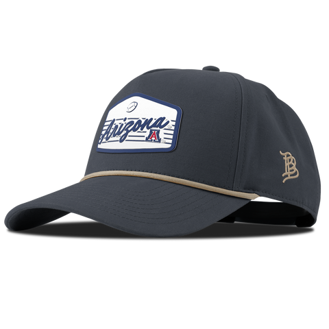 University of Arizona "Wildcats Football" Curved Canvas 5 Panel Rope Vintage Navy
