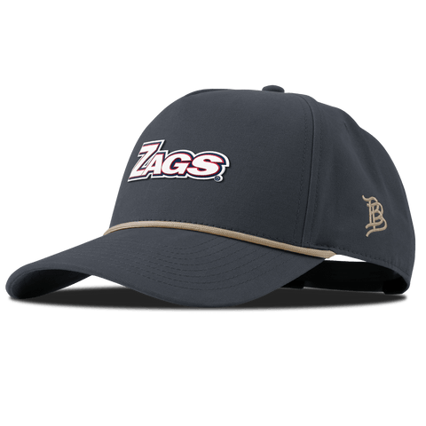 Gonzaga University "Zags Block" Curved Canvas 5 Panel Rope Vintage Navy