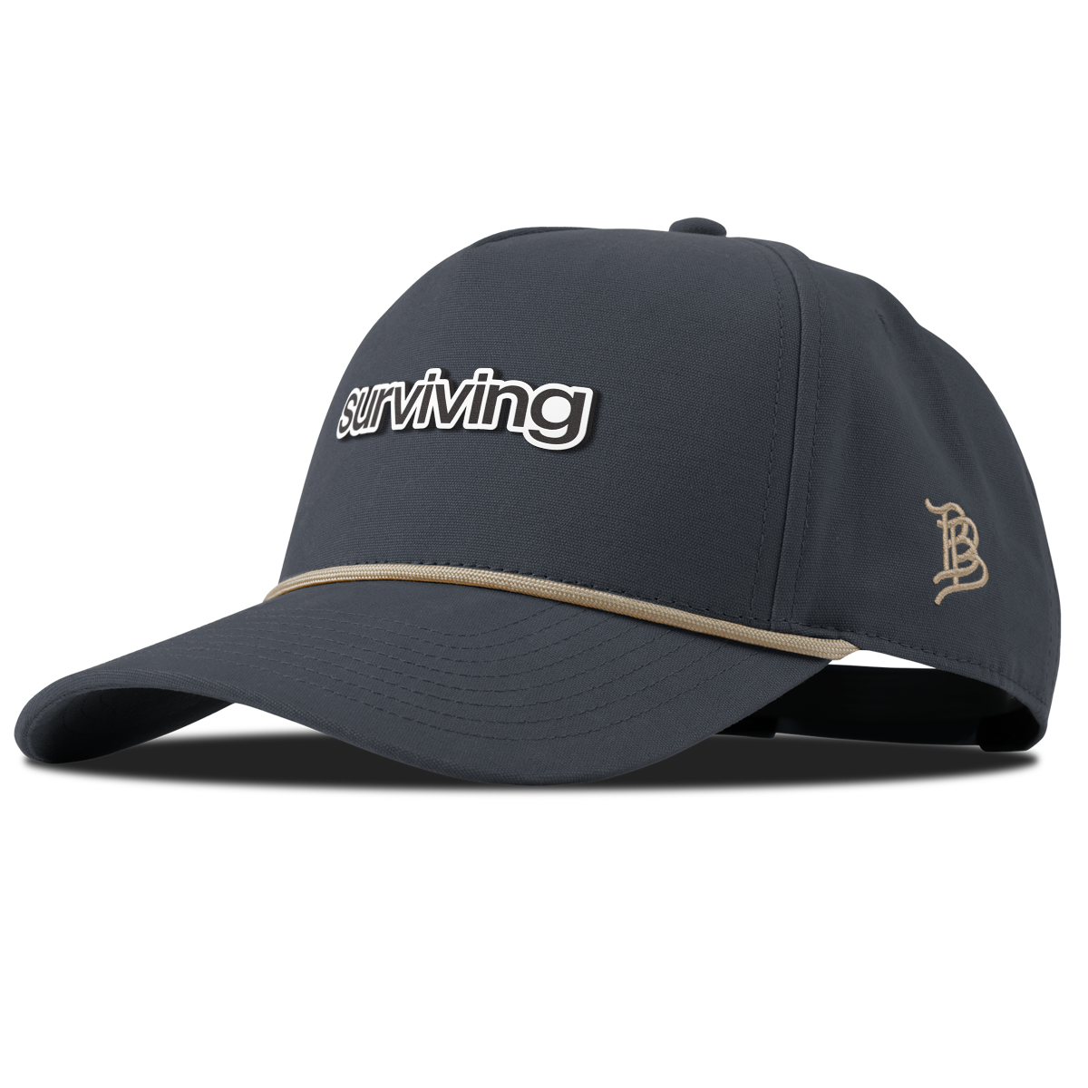 Surviving Curved Canvas 5 Panel Rope Vintage Navy