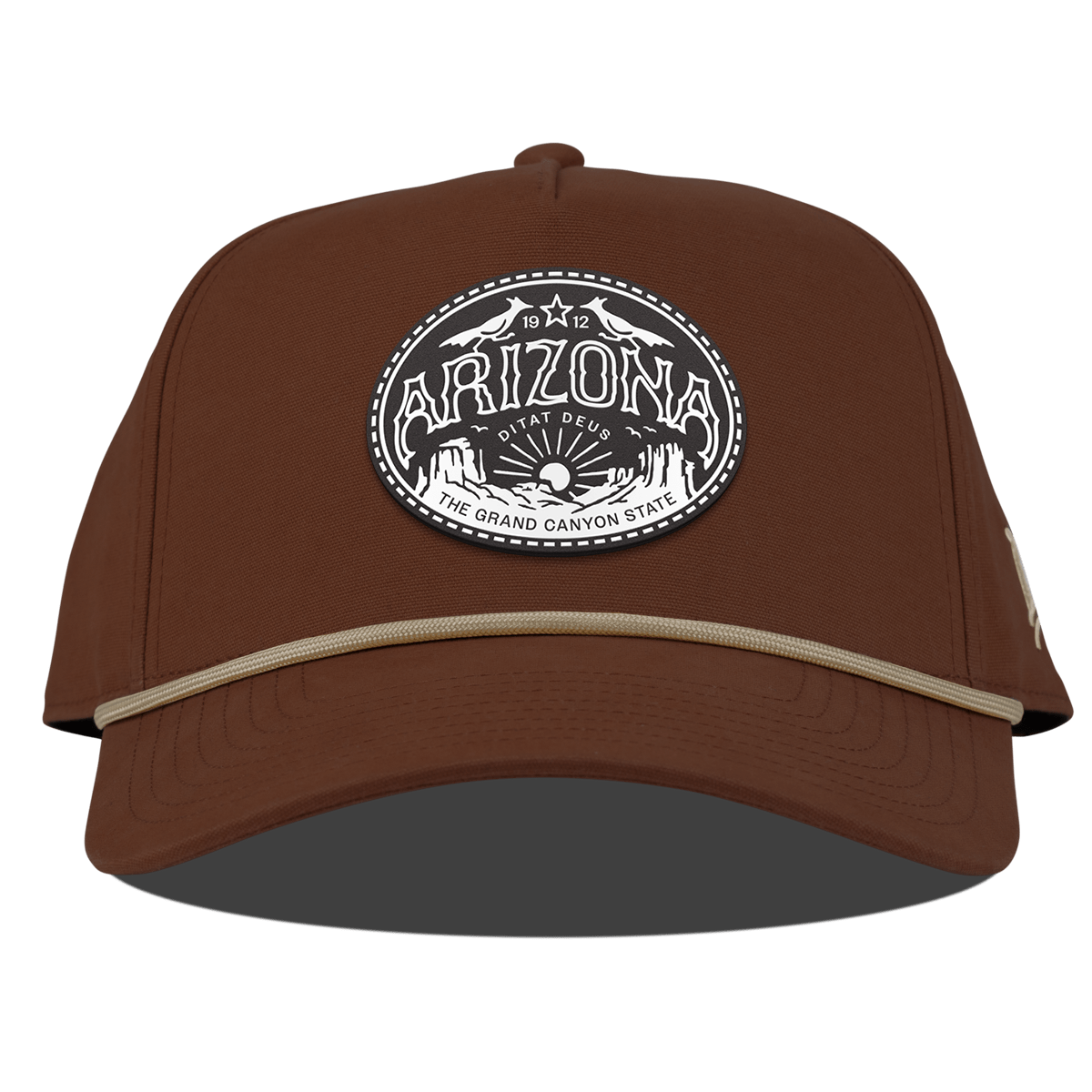 Arizona Traveler Curved Canvas 5 Panel Rope Vintage Rust