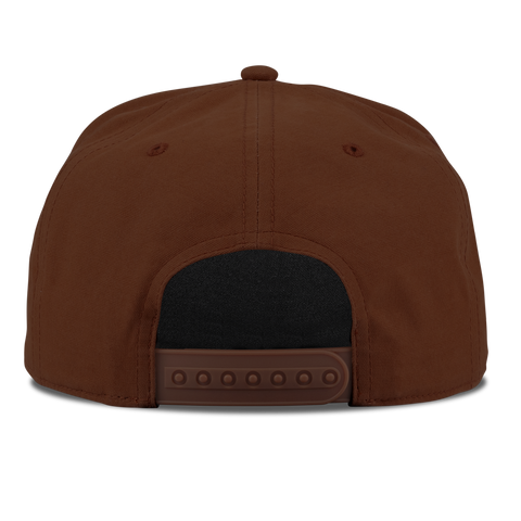 Portrait Piece Curved Canvas 5 Panel Rope Back Vintage Rust