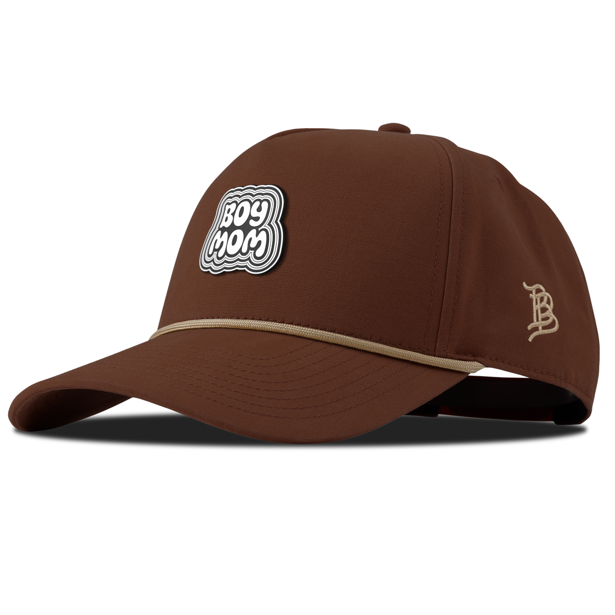 Boy Mom Curved Canvas 5 Panel Rope Vintage Rust