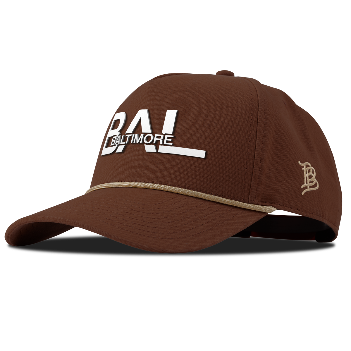 City Block Baltimore Curved Canvas 5 Panel Rope Vintage Rust