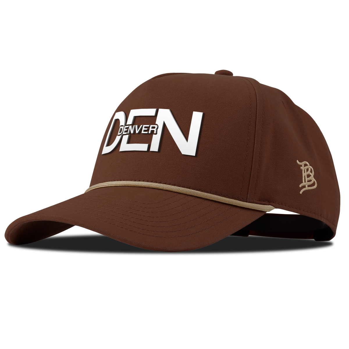 City Block Denver Curved Canvas 5 Panel Rope Vintage Rust