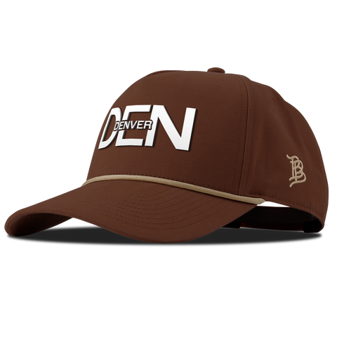 City Block Denver Curved Canvas 5 Panel Rope Vintage Rust