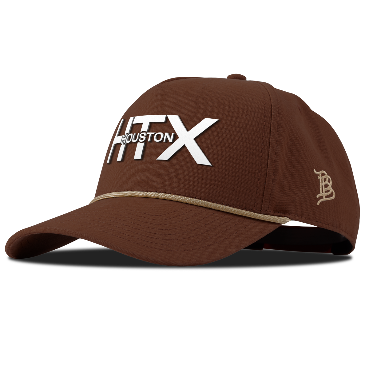 City Block Houston (HTX) Curved Canvas 5 Panel Rope Vintage Rust