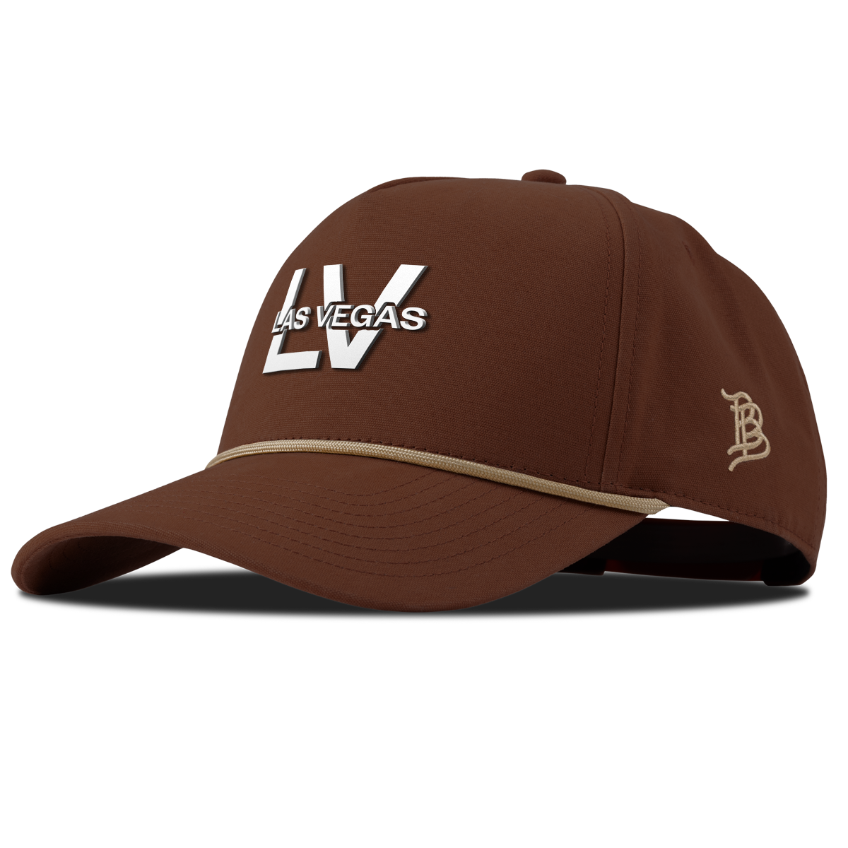 City Block Las Vegas (LV) Curved Canvas 5 Panel Rope Vintage Rust